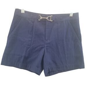 Lauren Ralph Lauren Navy Dress Shorts | Women’s 6P | Preppy Resort Tailored